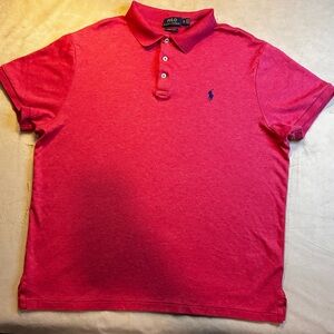 Ralph Lauren Men's Vibrant Red Polo Shirt